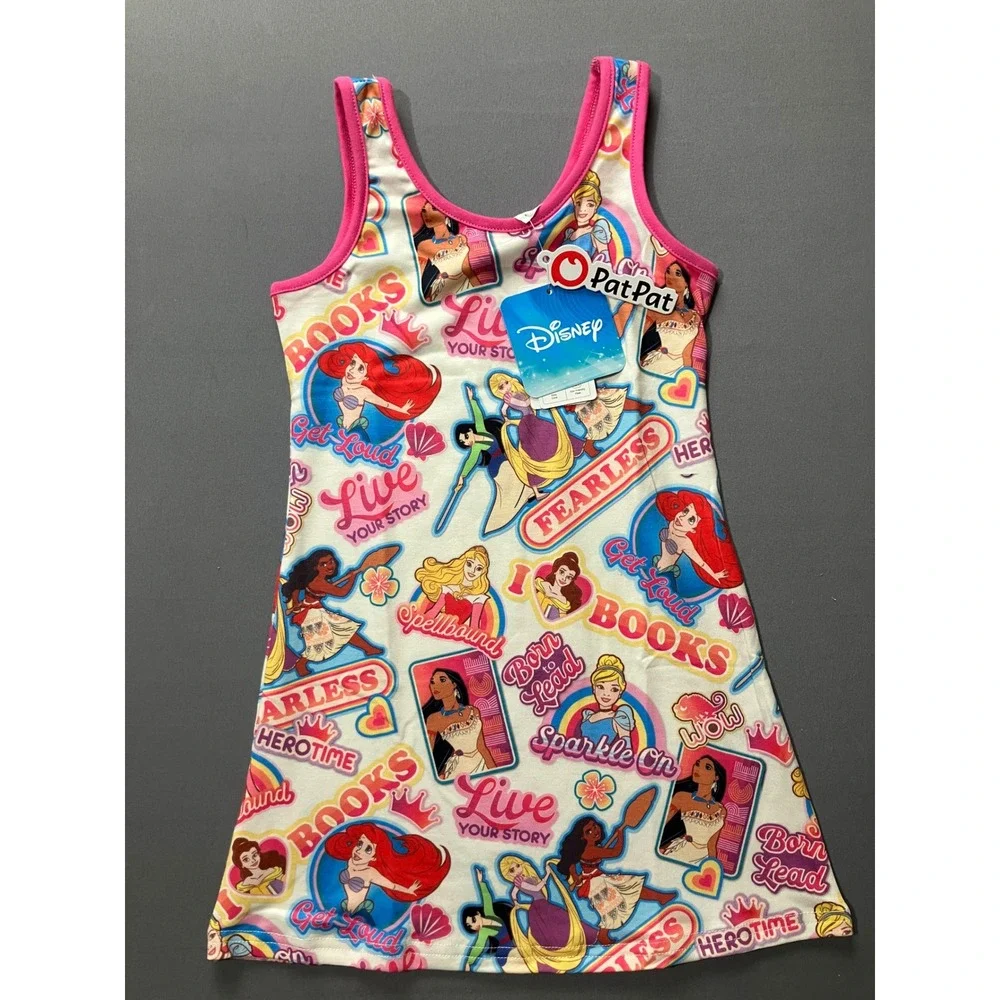 Disney Princess Girls 3T Nightgown Sleep Dress‎ Sparkle Live Your Story - Picture 3 of 3